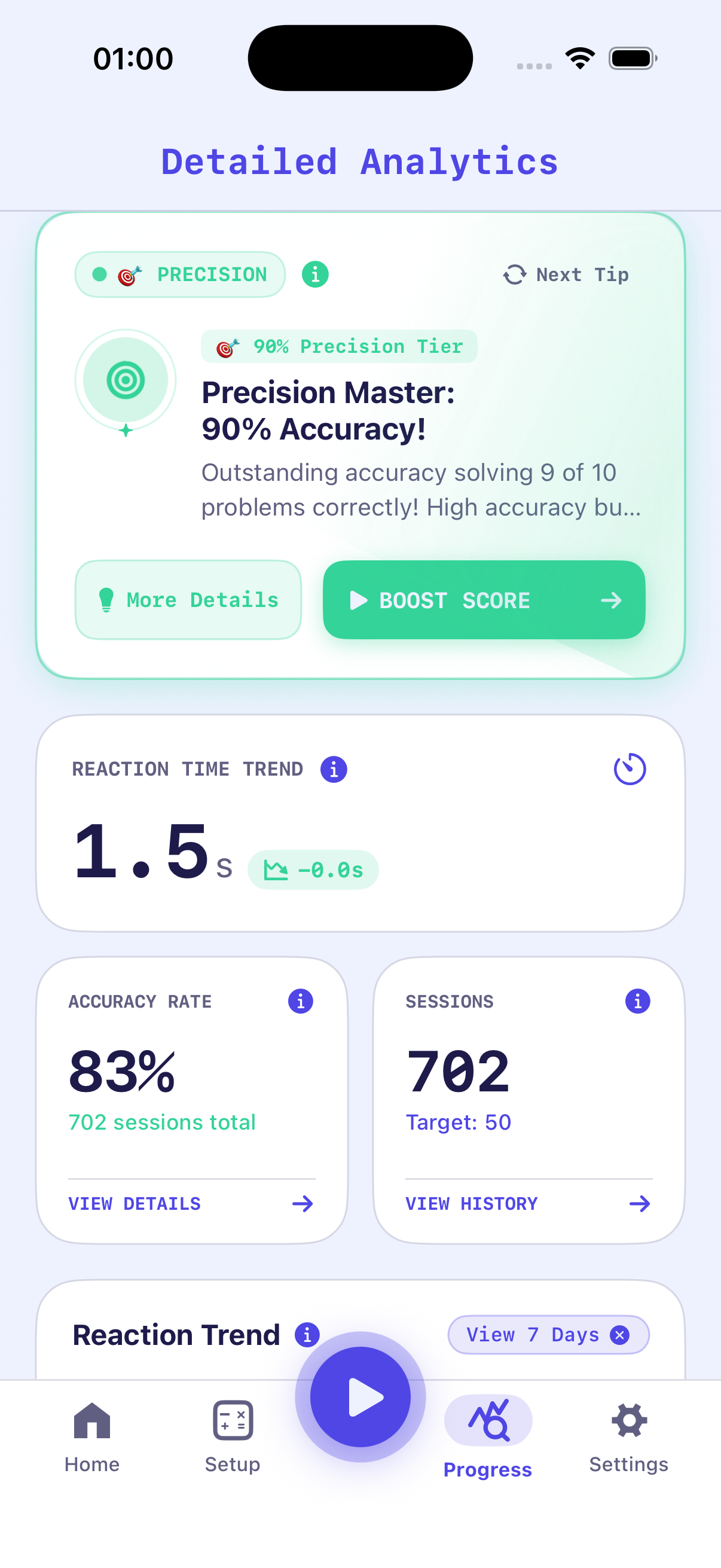 Math Speed iPhone Custom Difficulty