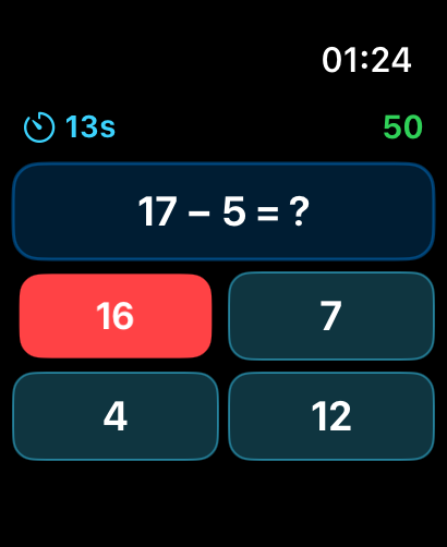 Math Speed Apple Watch Splash Screen